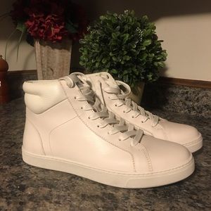 Coach White Leather Shoes